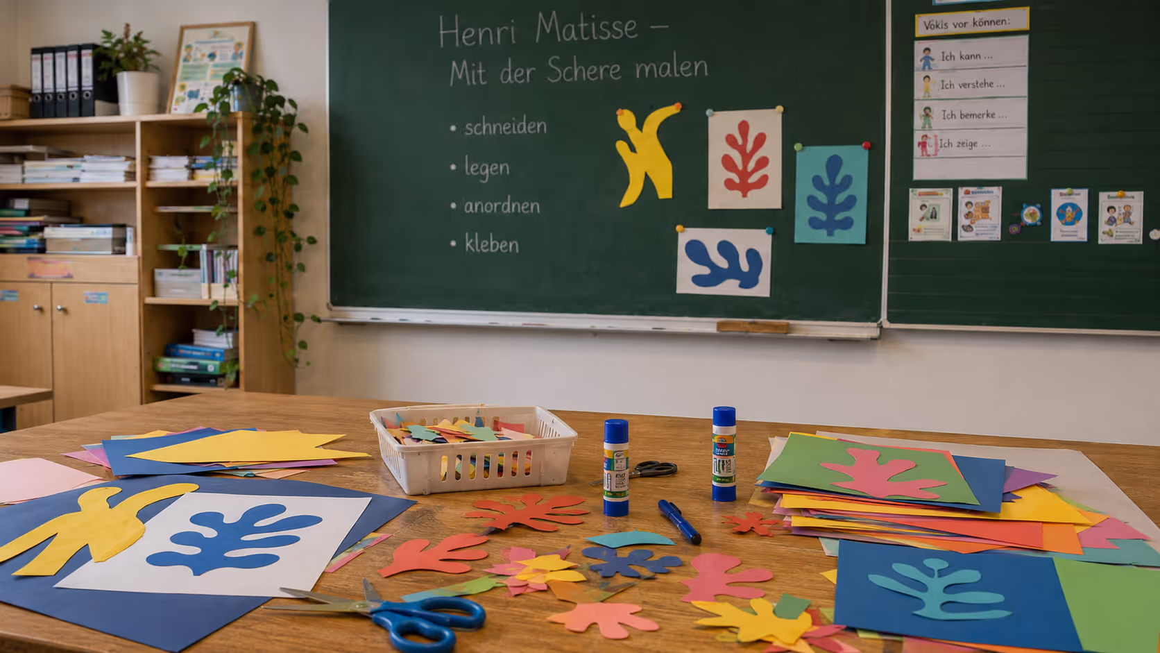 Unterrichtsentwurf Matisse Scherenschnitt Unterrichtsentwurf Matisse Scherenschnitt
