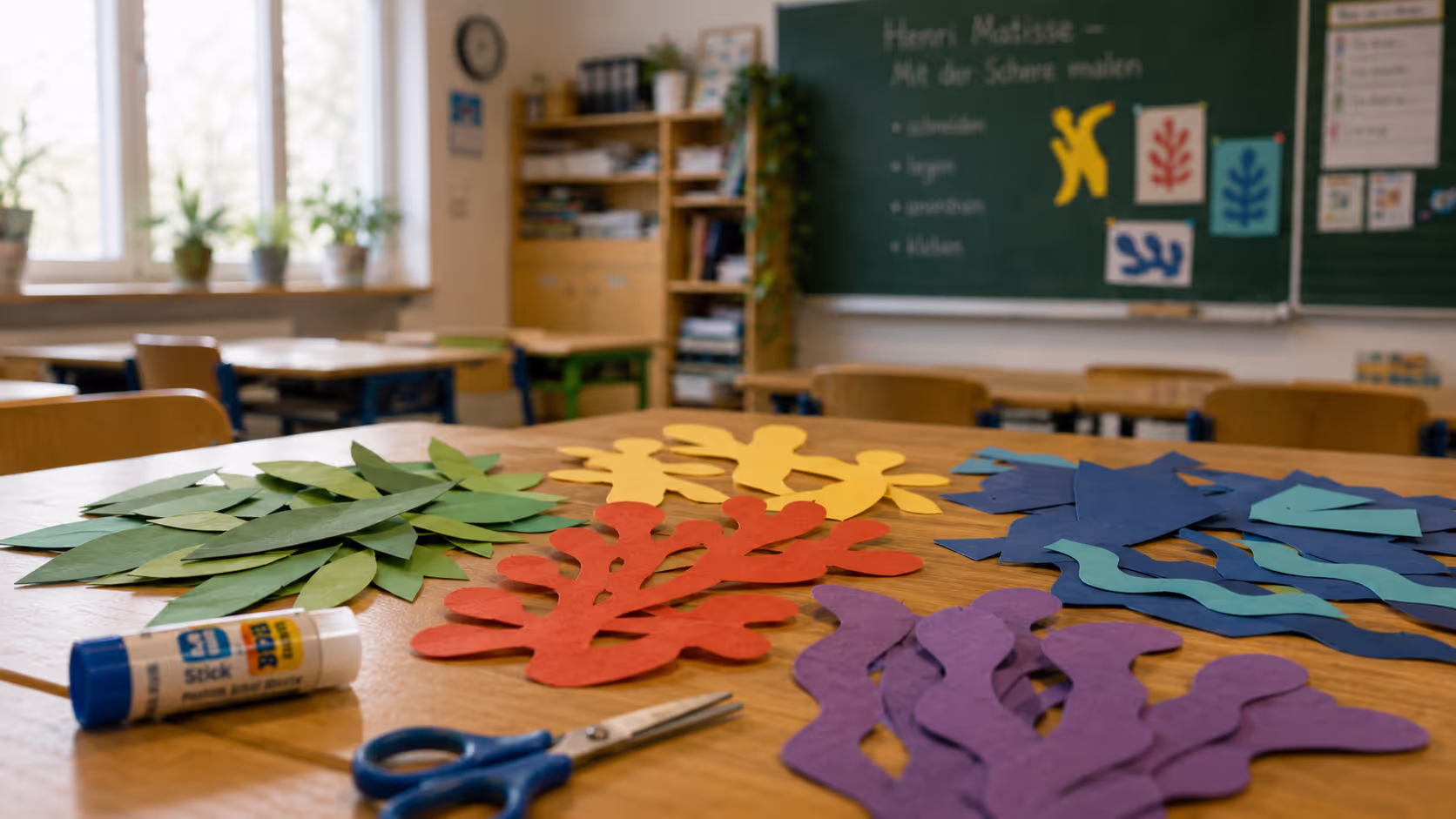 Unterrichtsentwurf Matisse Scherenschnitt Unterrichtsentwurf Matisse Scherenschnitt