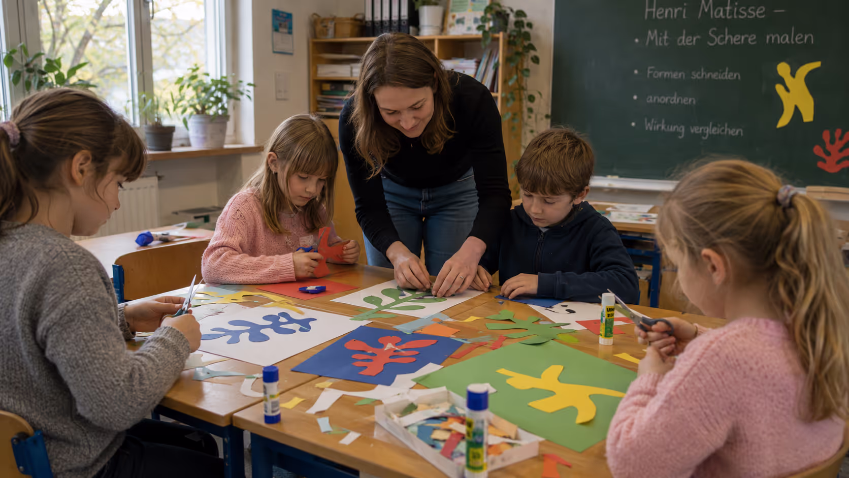 Unterrichtsentwurf Matisse Scherenschnitt Unterrichtsentwurf Matisse Scherenschnitt