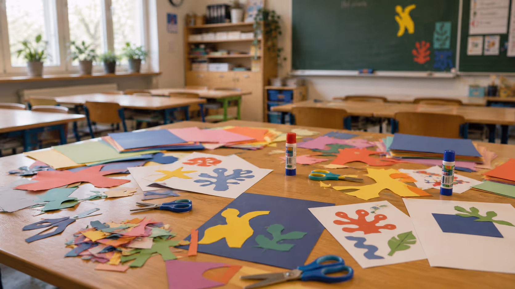 Unterrichtsentwurf Matisse Scherenschnitt Unterrichtsentwurf Matisse Scherenschnitt