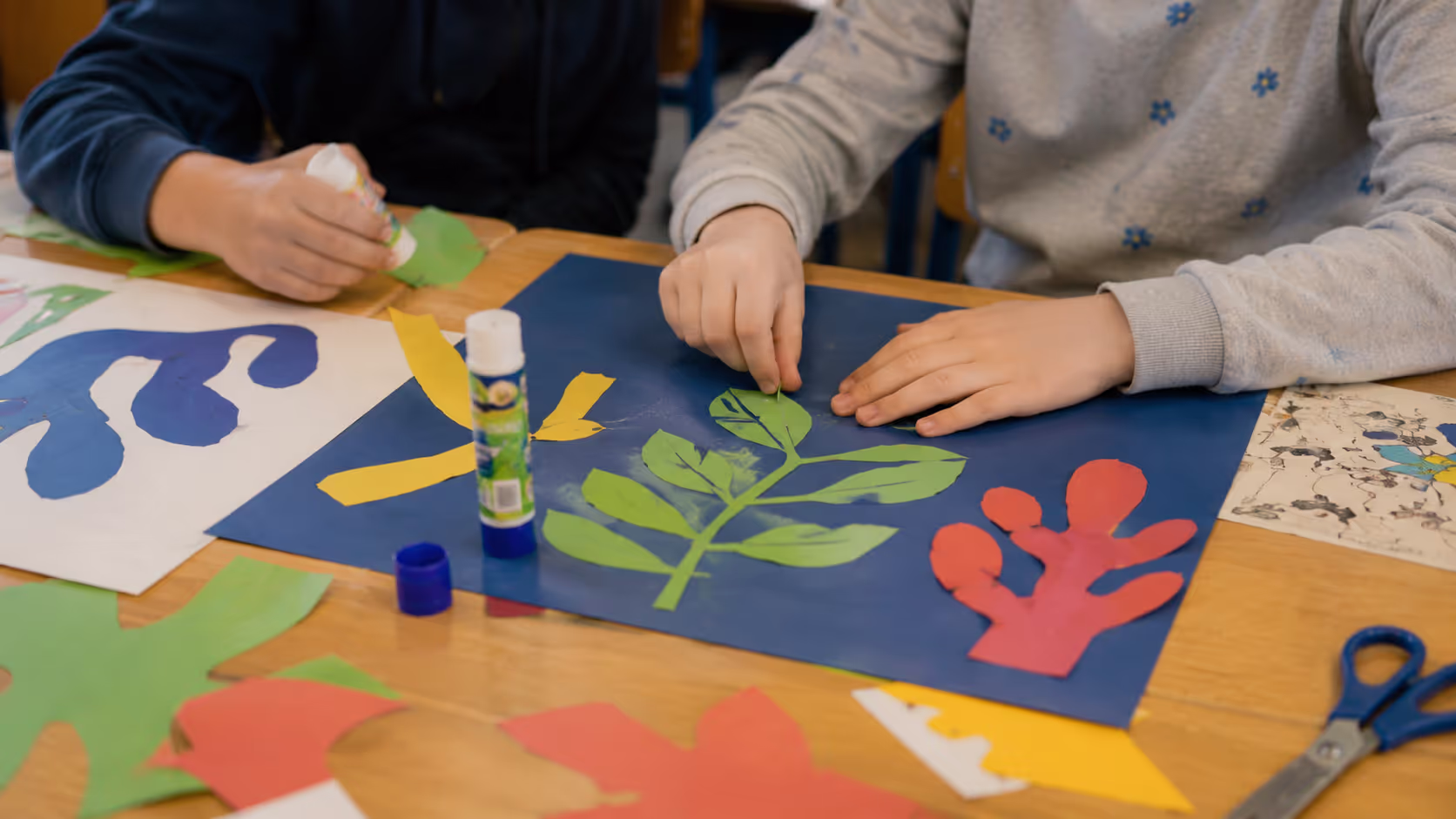 Unterrichtsentwurf Matisse Scherenschnitt Unterrichtsentwurf Matisse Scherenschnitt