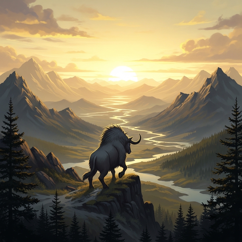 lesser-known mythical creatures imagined on an epic journey