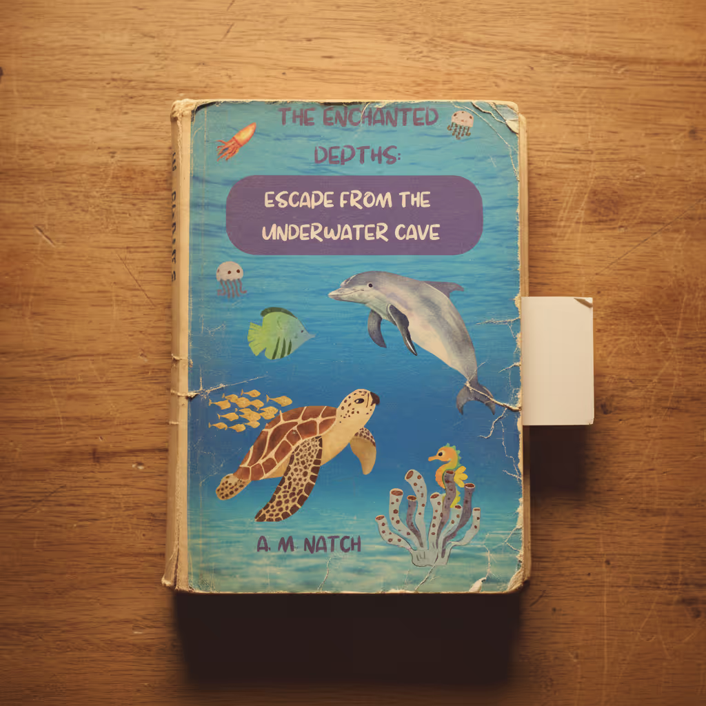 A well-loved book with a faded cover and creased spine on a warm wooden surface in overhead light, featured image representing a child's favorite book worn with care and returned to again and again