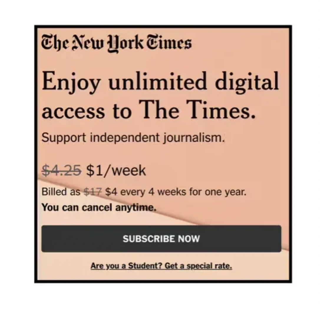 The New York Times Subscription Offers The New York Times Subscription Offers