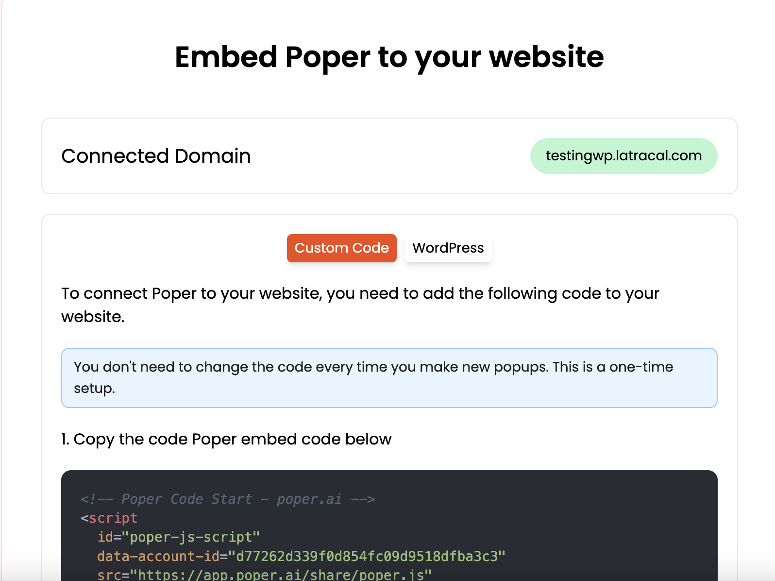 Integrating scroll trigger popup on your website