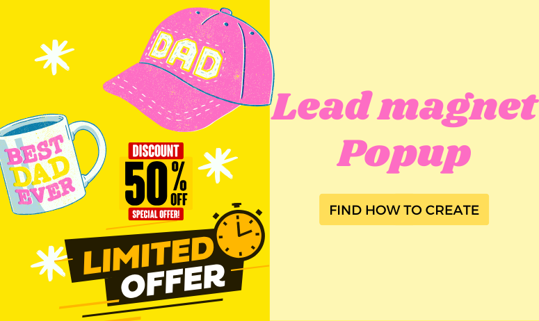 lead magnet popup