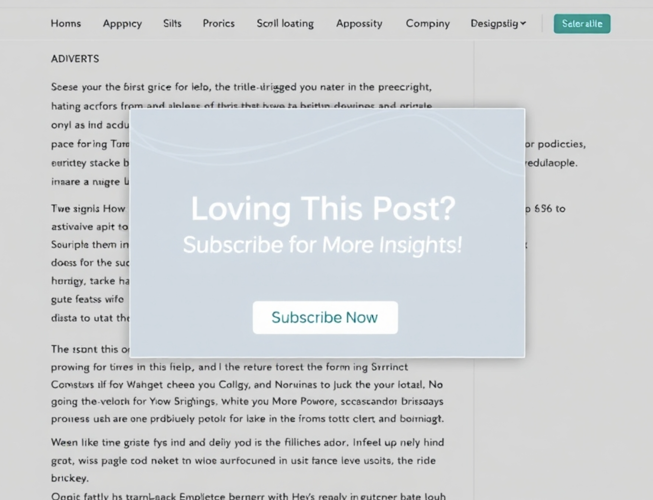 Scroll-Triggered Popups Scroll-Triggered Popups