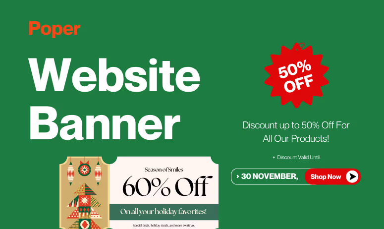 website banner