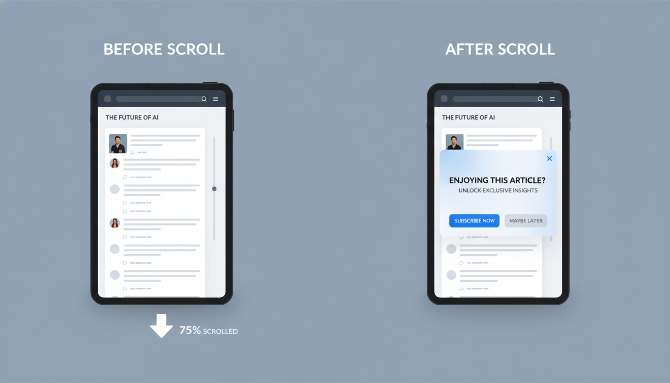 Scroll-Based Popups