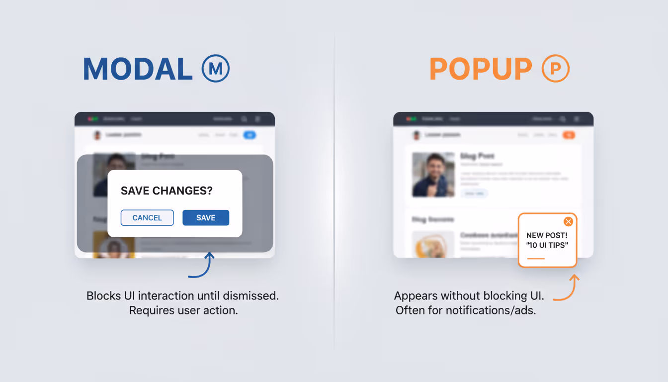 What Are Modals and Popups?