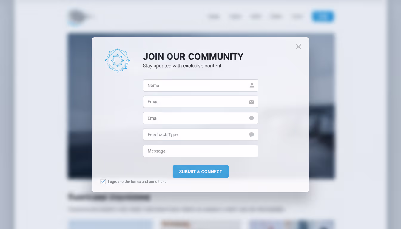 Form Submission Modals