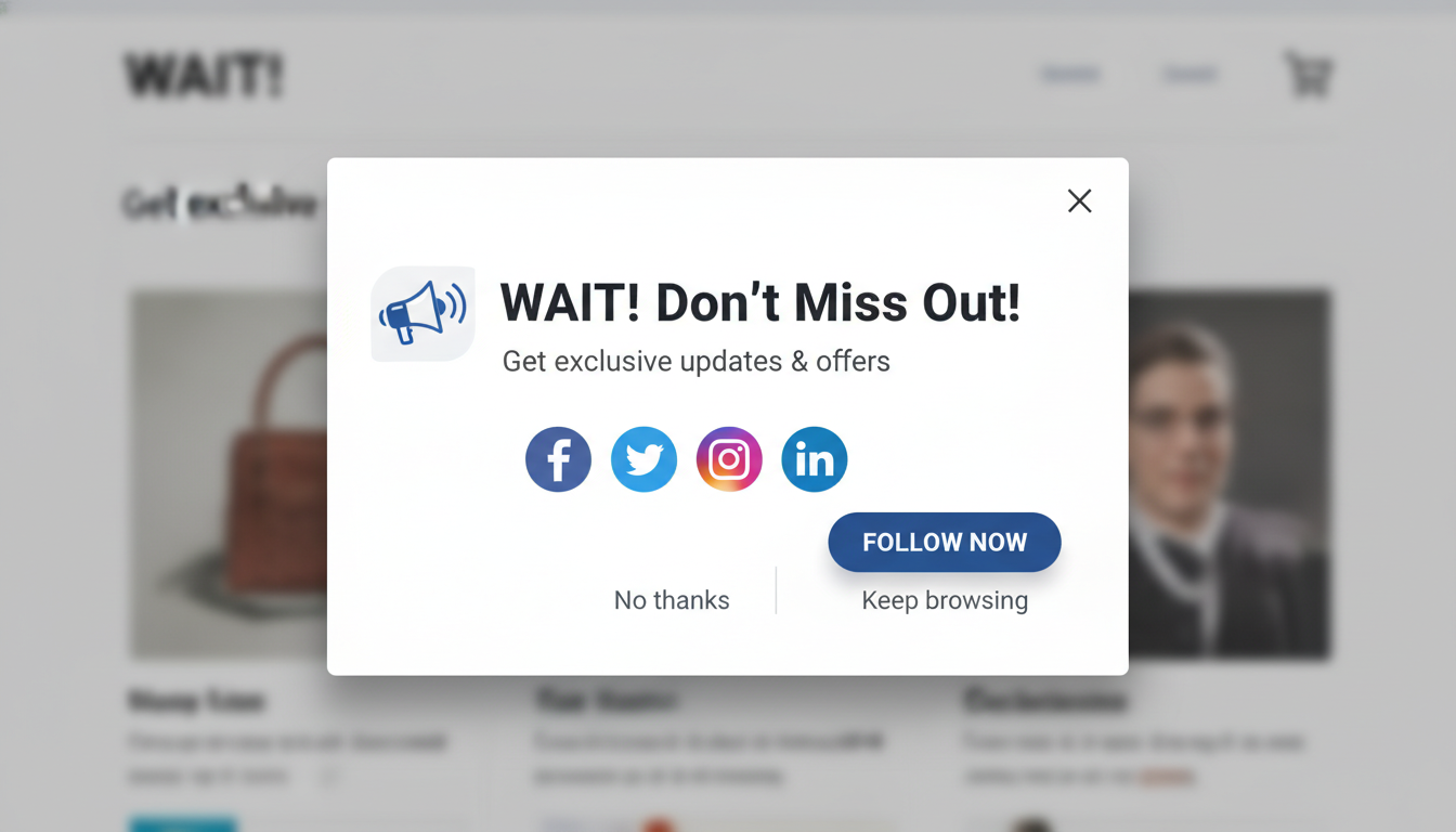 Exit-Intent Popups