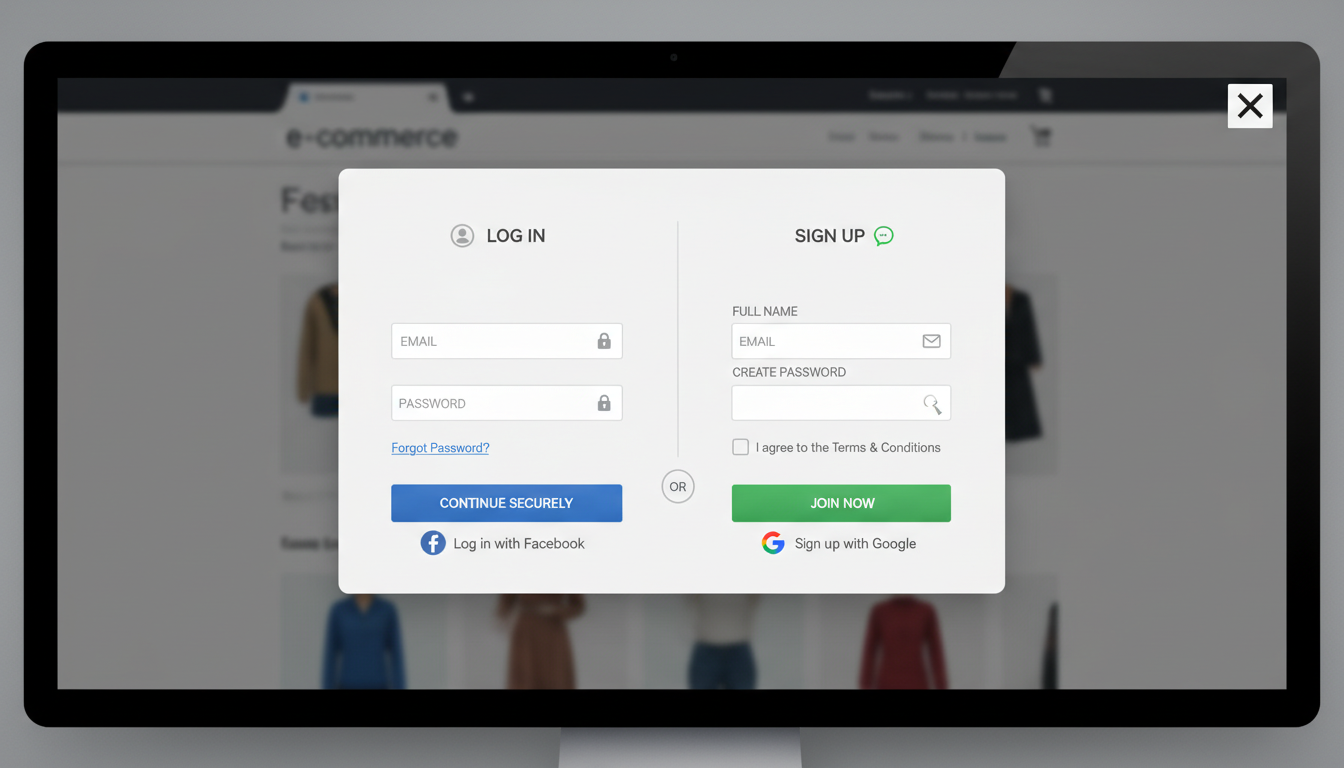 Login/Signup Modals