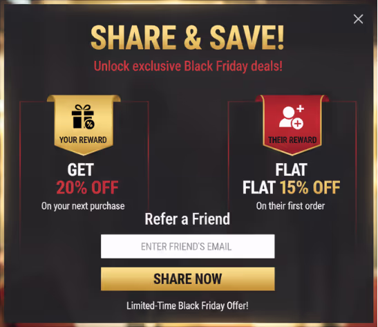 Referral Popup