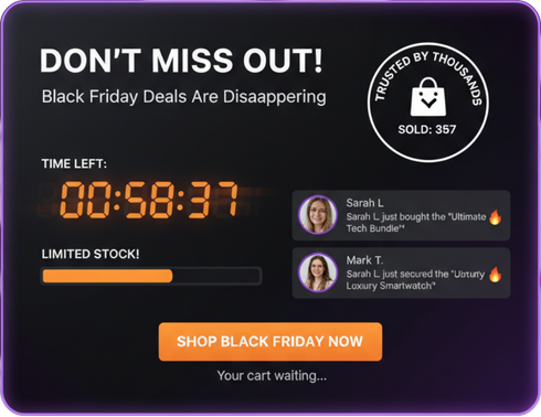 FOMO (Fear of Missing Out) Popup