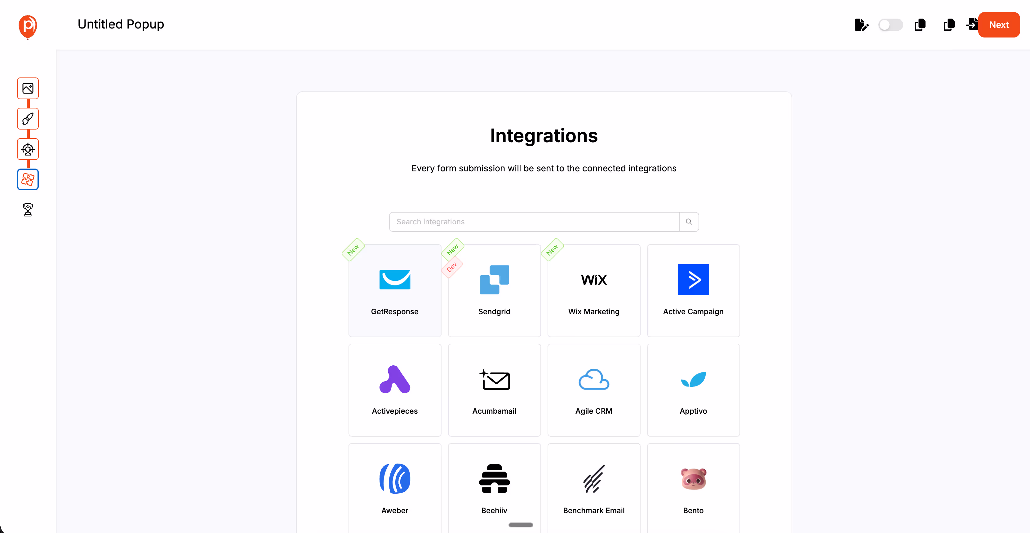 Integrate Your coupon code with right right Marketing Tools