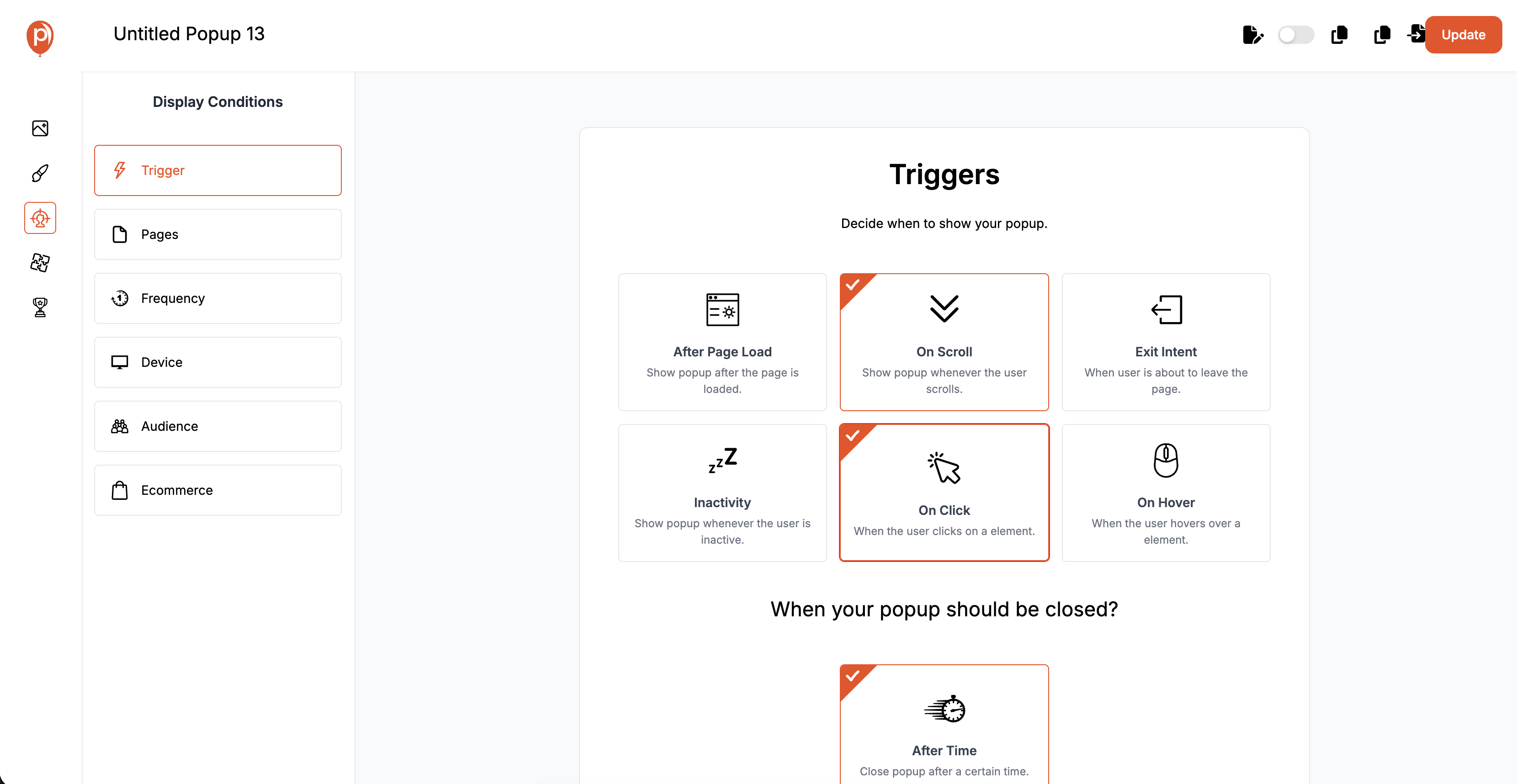 Set Triggers