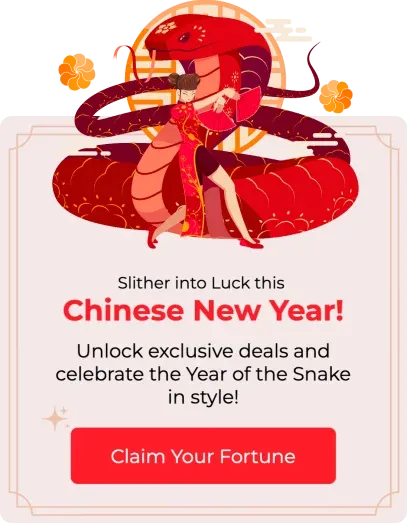 Slither into Luck – Year of the Snake Promo Lunar Popup