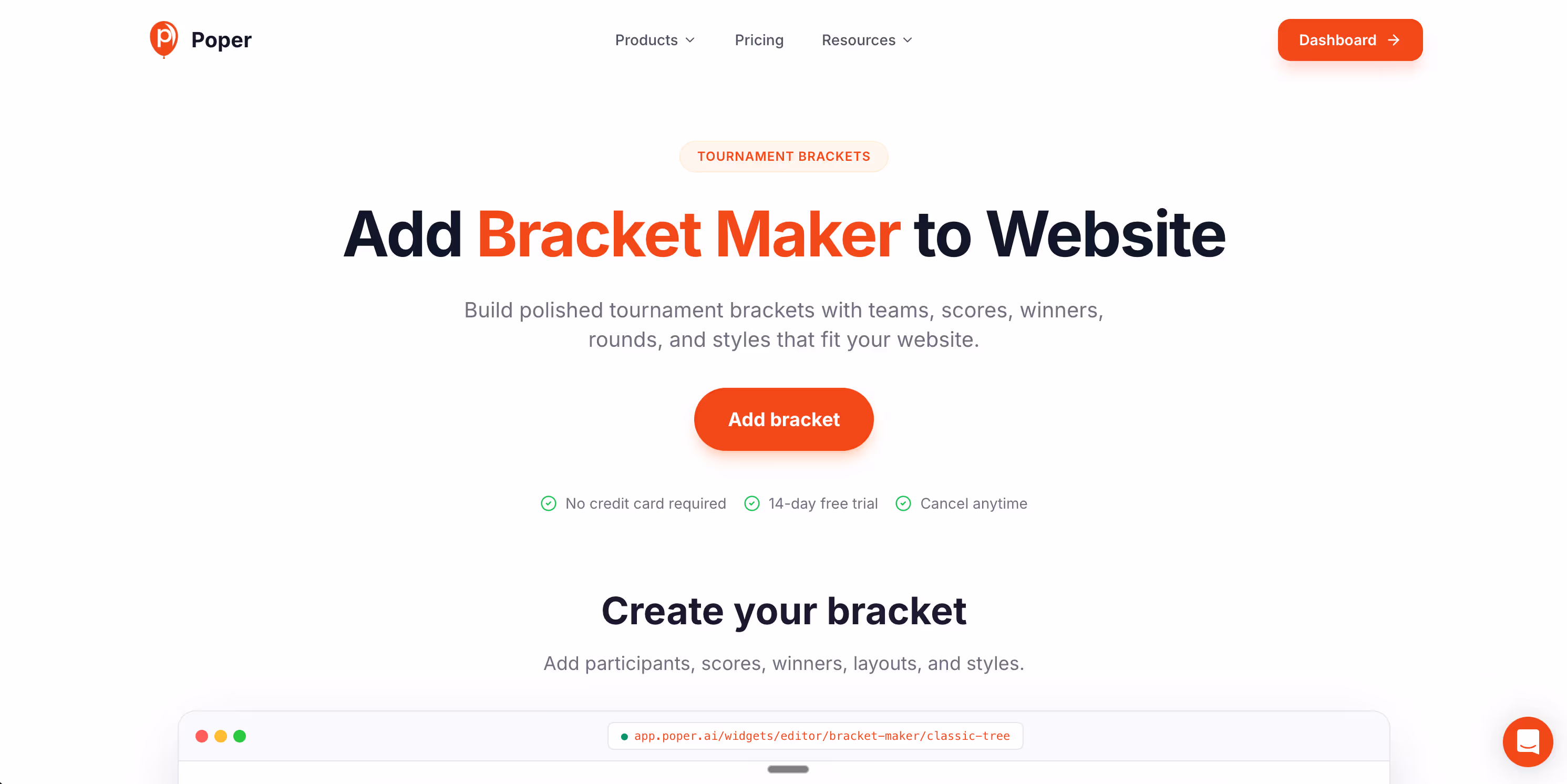 Poper's Bracket Maker