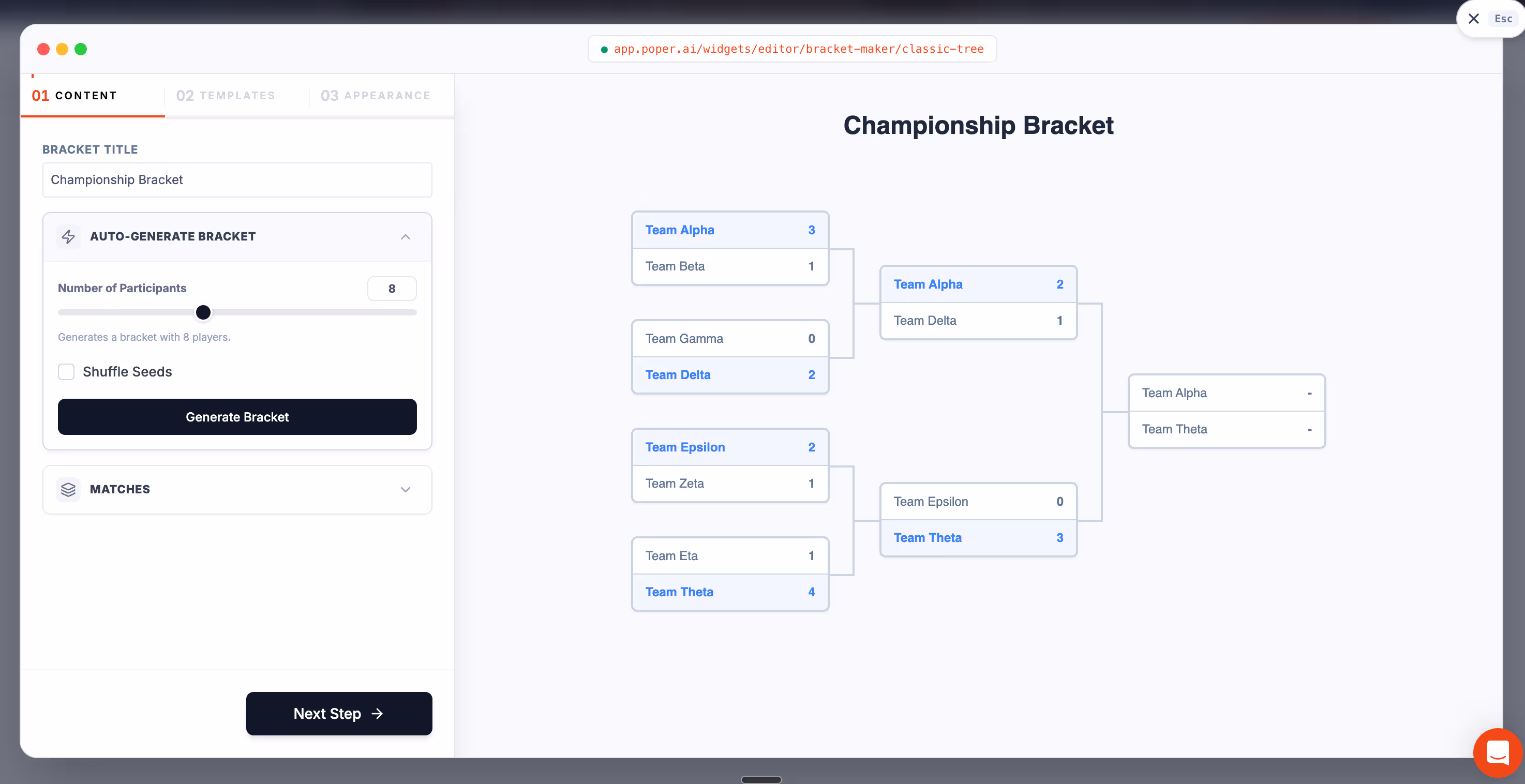 Poper's Bracket Maker