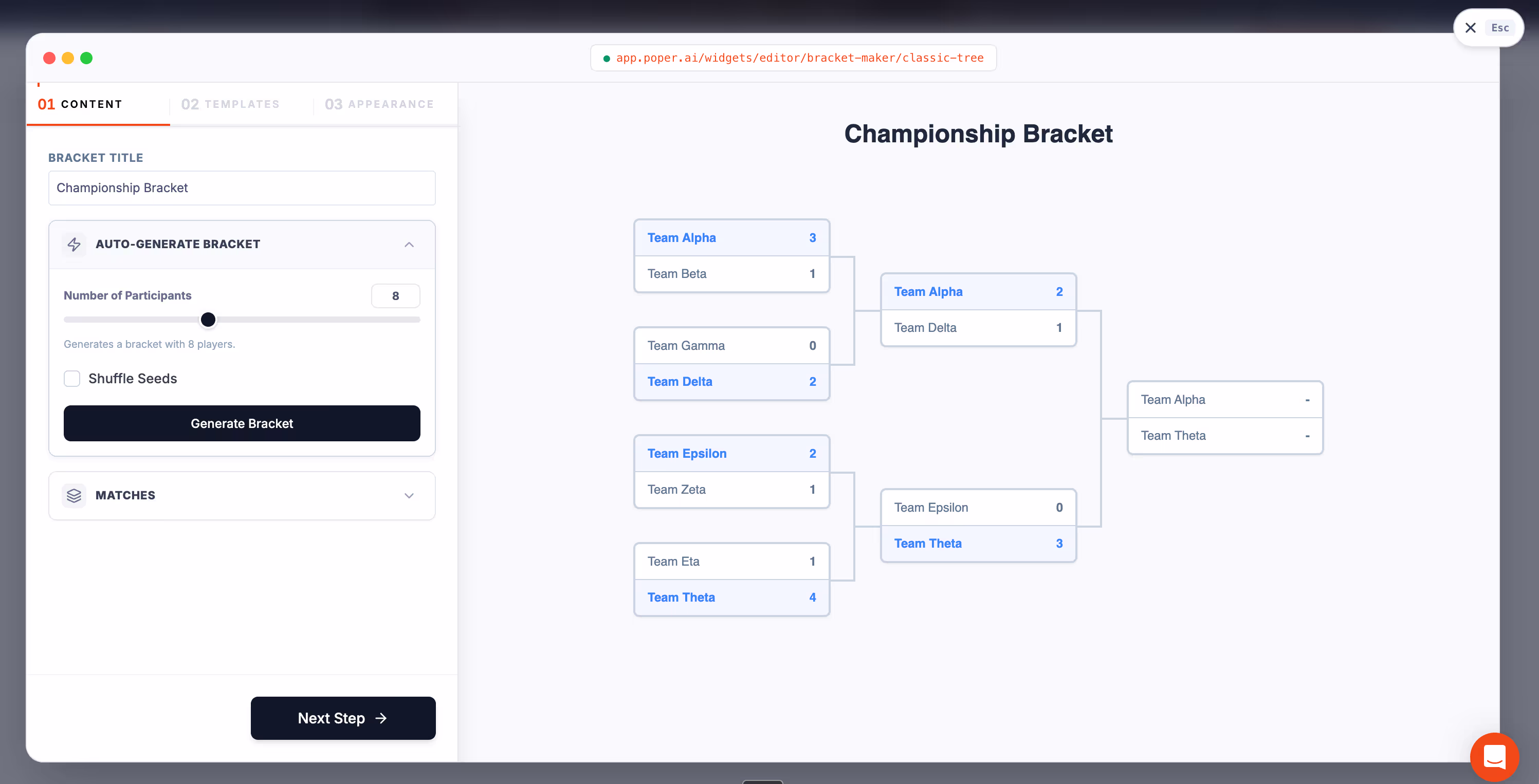 Poper's Bracket Maker