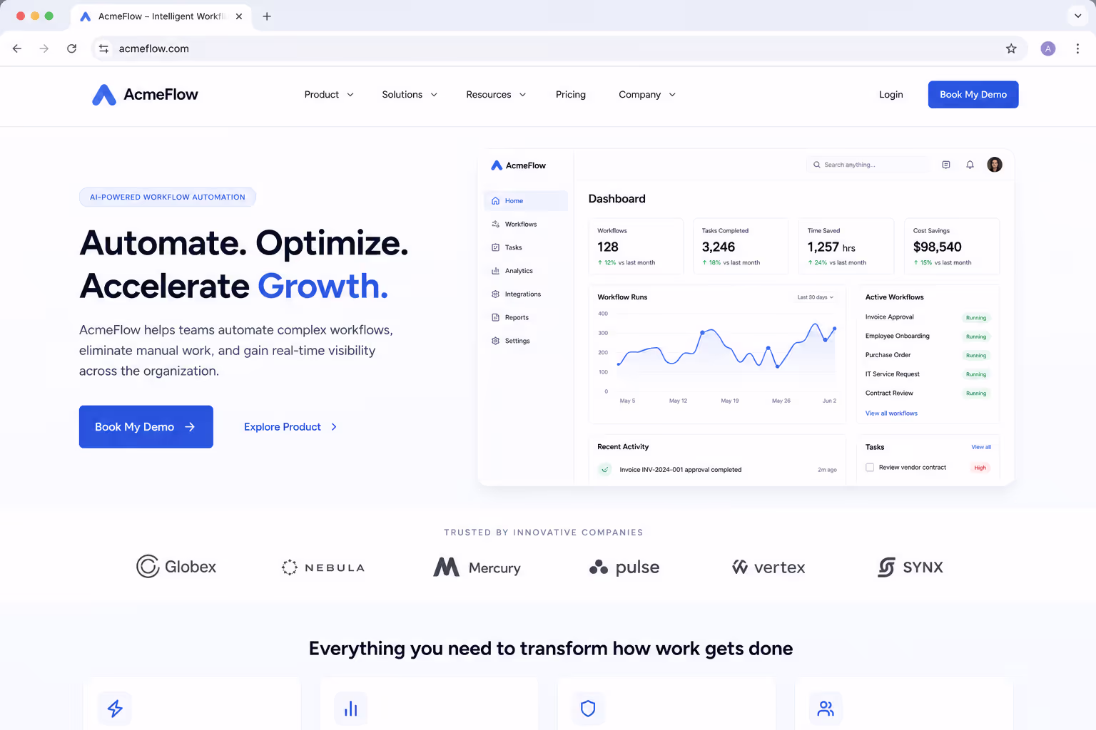 6. 'Book my demo' - first-person scheduling