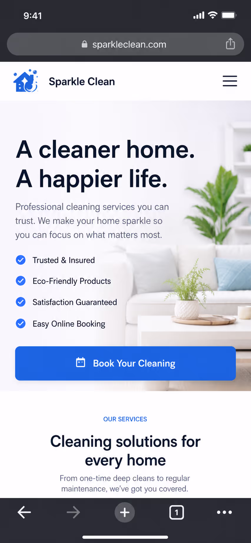 23. Use a full-width CTA on mobile to maximize the tap zone