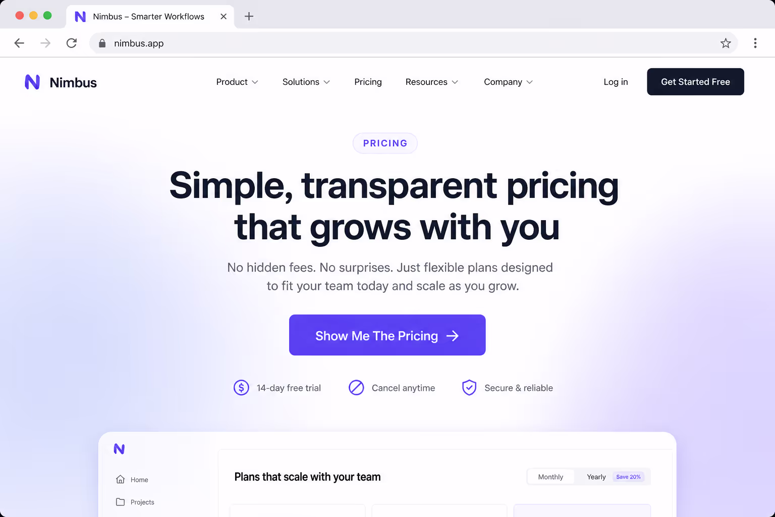 4. 'Show me the pricing' - low commitment, high intent