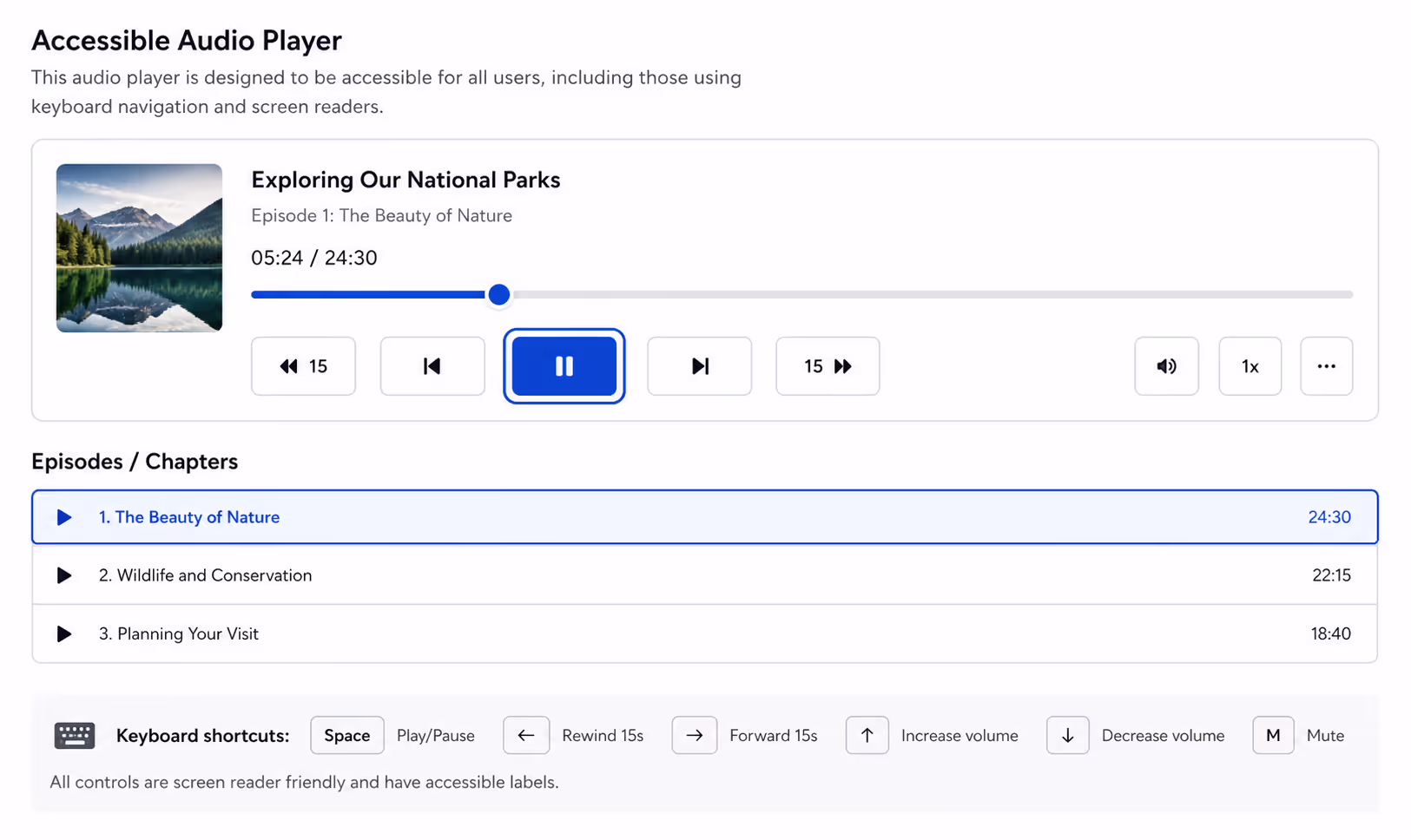 Design Audio Player UX for Accessibility First