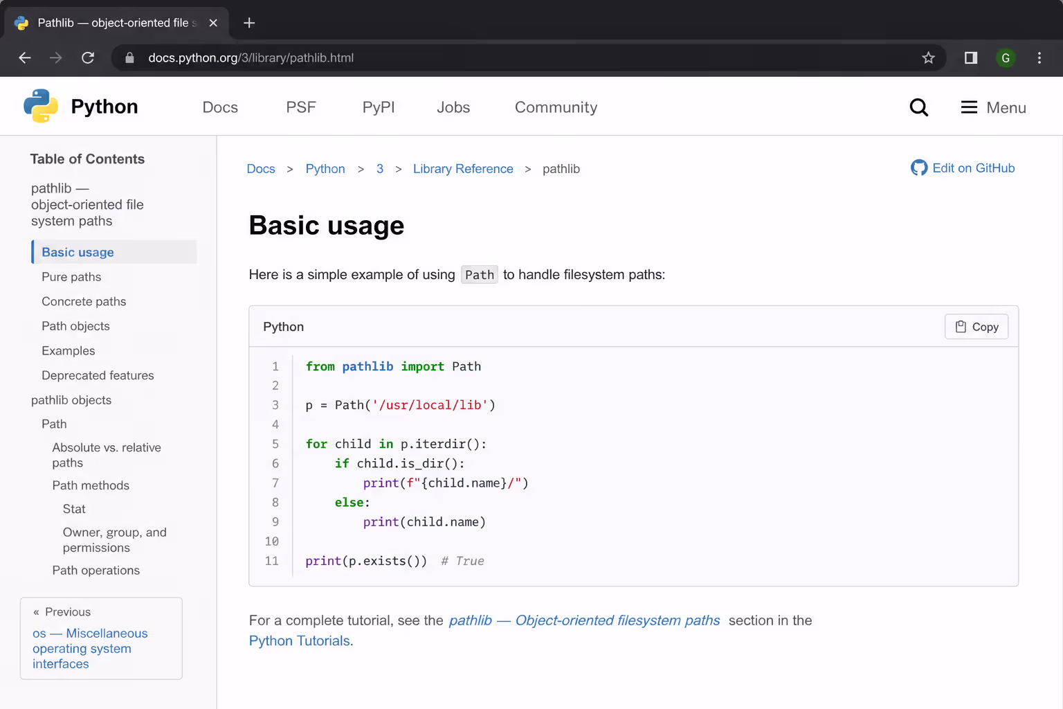 Screen Reader reading code block