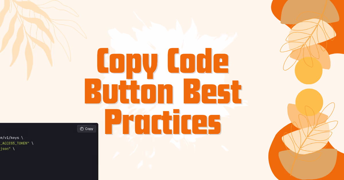copy code button best practices