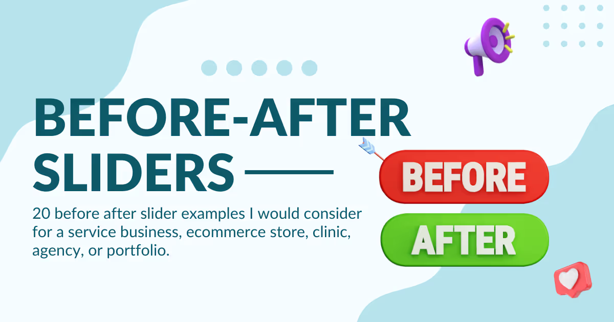 before after slider examples