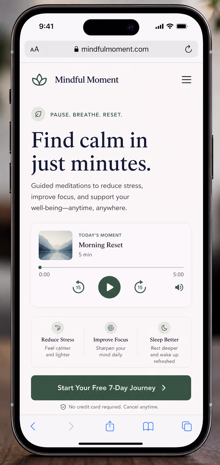 Audio embed on mobile