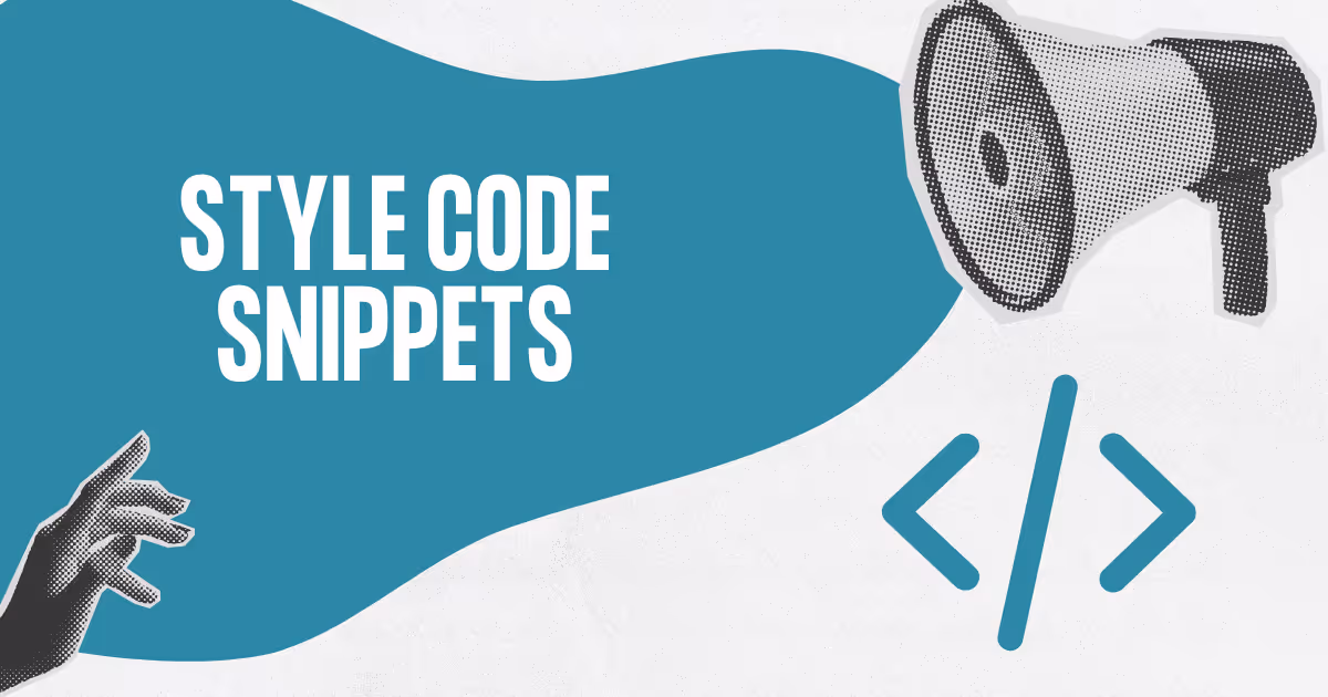 how to display code snippets nicely
