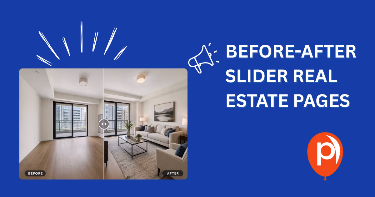 before after slider real estate