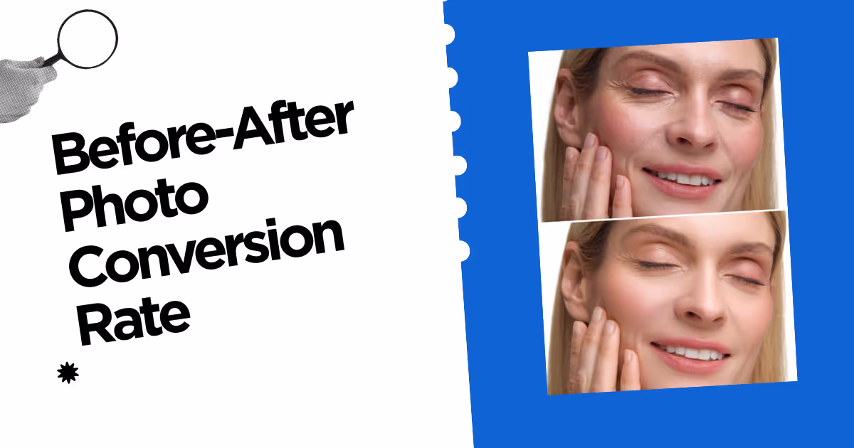 before after photo conversion rate