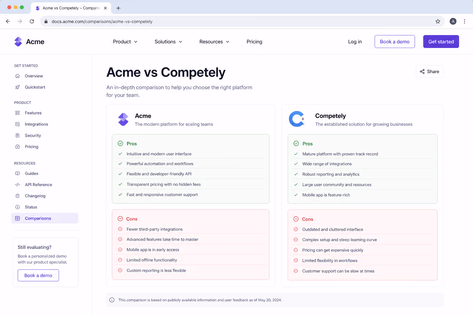 Versus Article