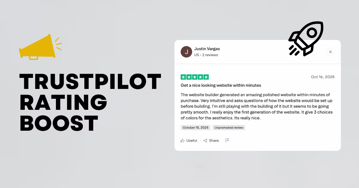 trustpilot rating boost