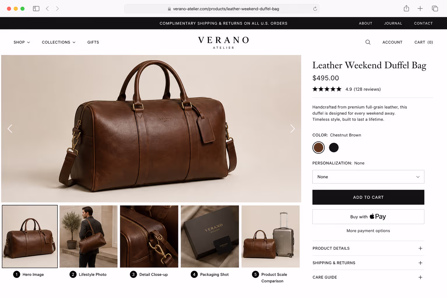 Flat Gallery vs Real Product Image