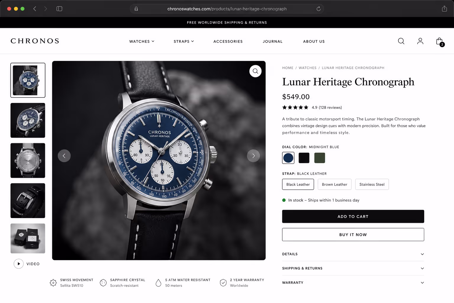 Image Carousel in E-commerce website