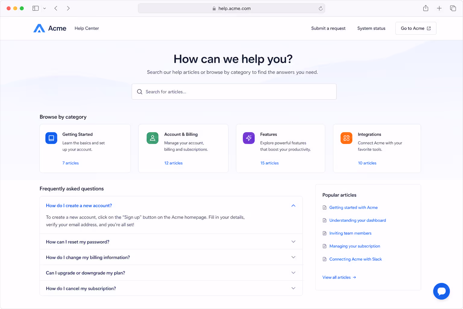 FAQ Page