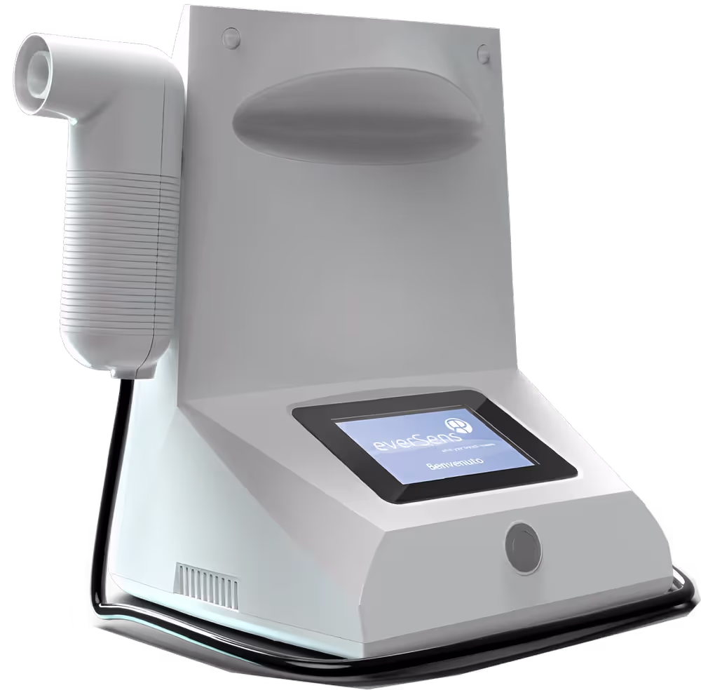 Nebulizador médico para administración de medicamentos.