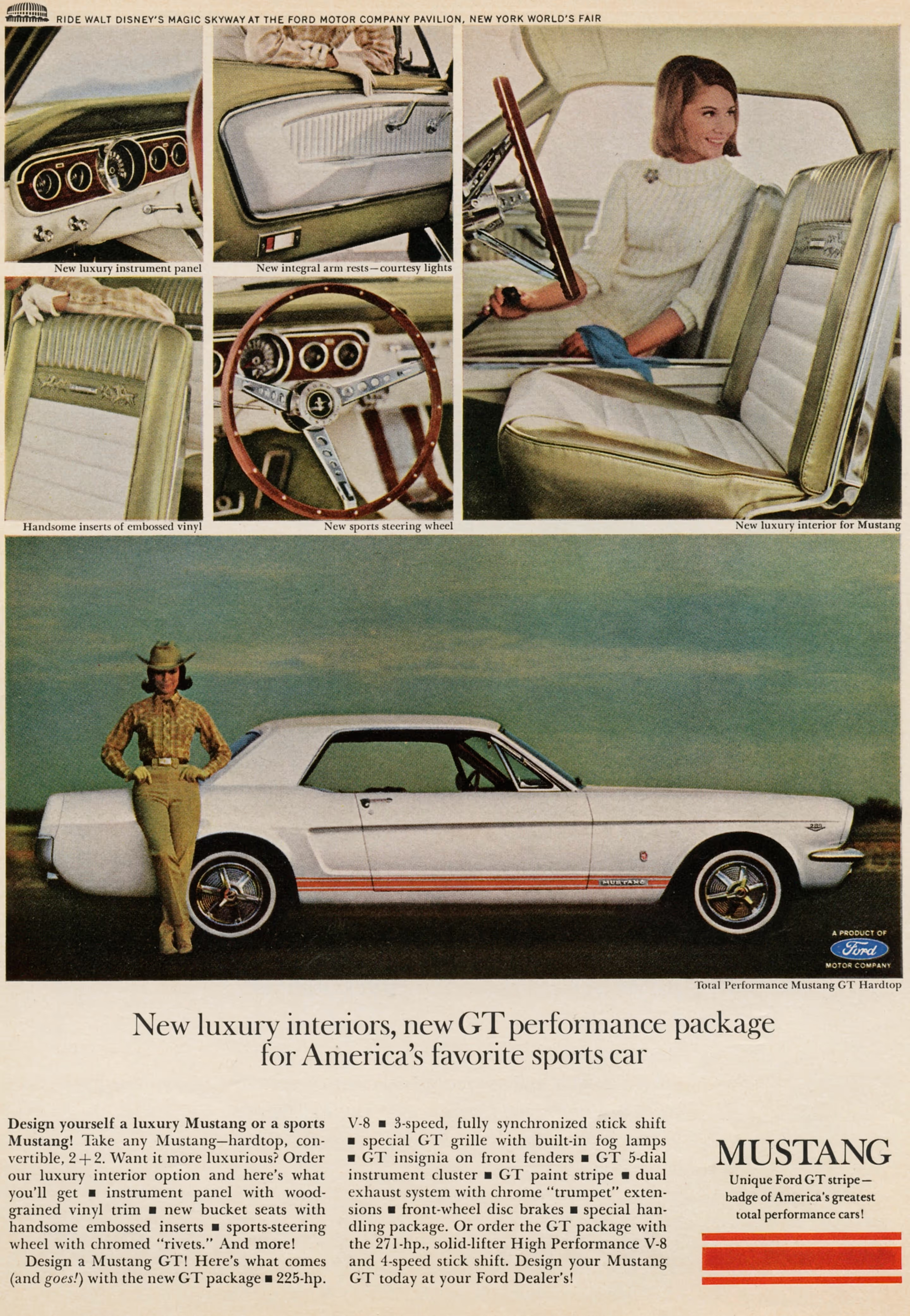 1964 Mustang print ad