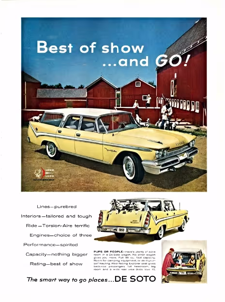 Desoto Wagon print ad