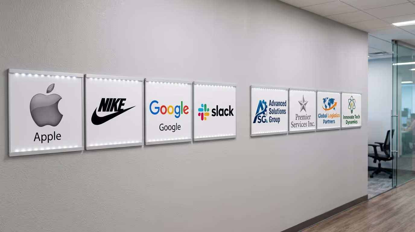 comparison of memorable brand names versus generic forgettable business names