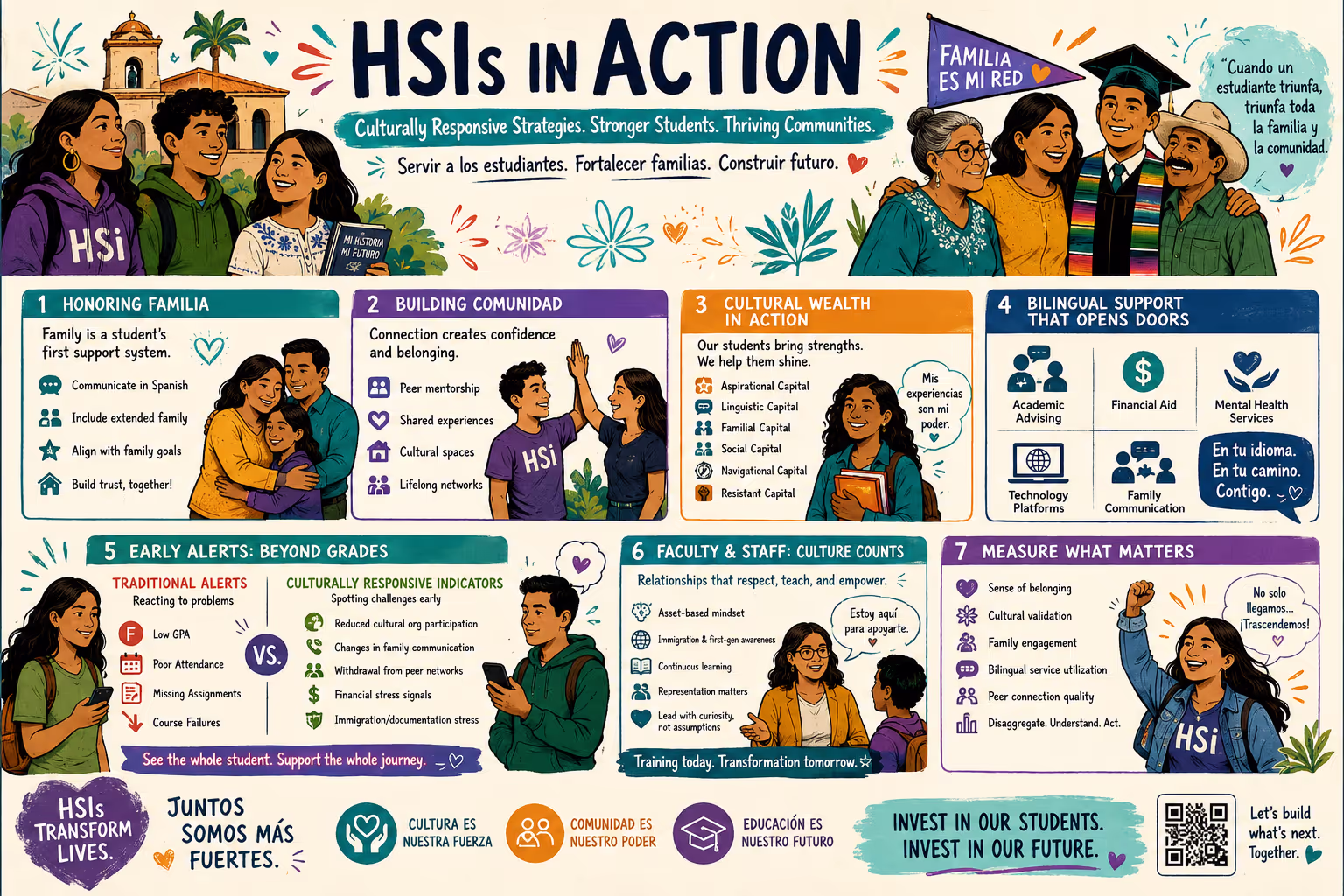 Hispanic-serving institutions student retention culturally responsive student retention strategies