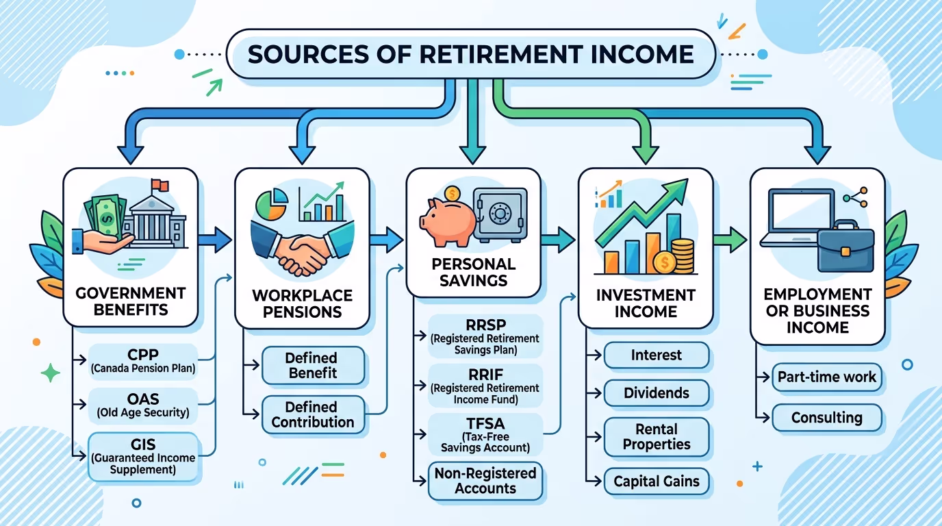 Sources of Retirement Income for Ontario Retirees