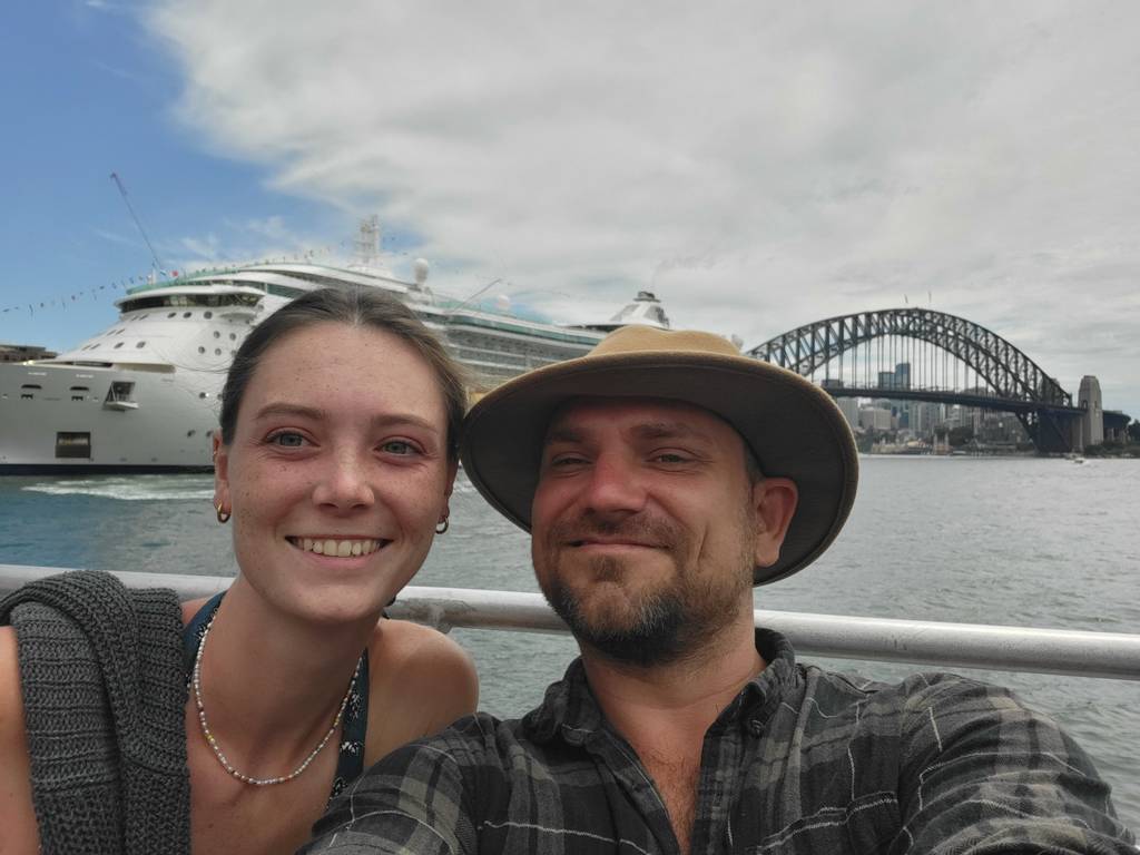 Konrad and Caro in Sydney Konrad and Caro in Sydney