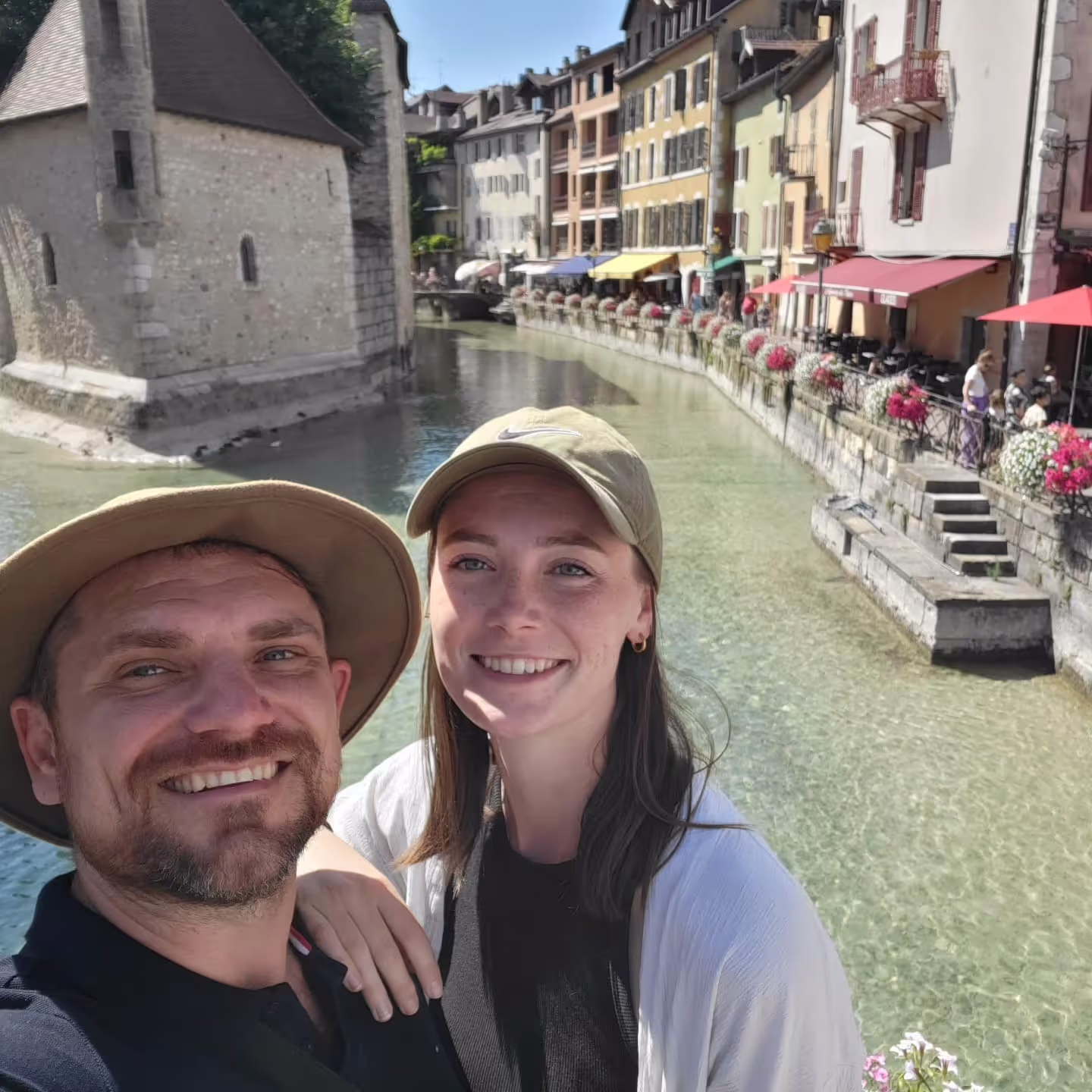 Konrad and Caro in Annecy Konrad and Caro in Annecy