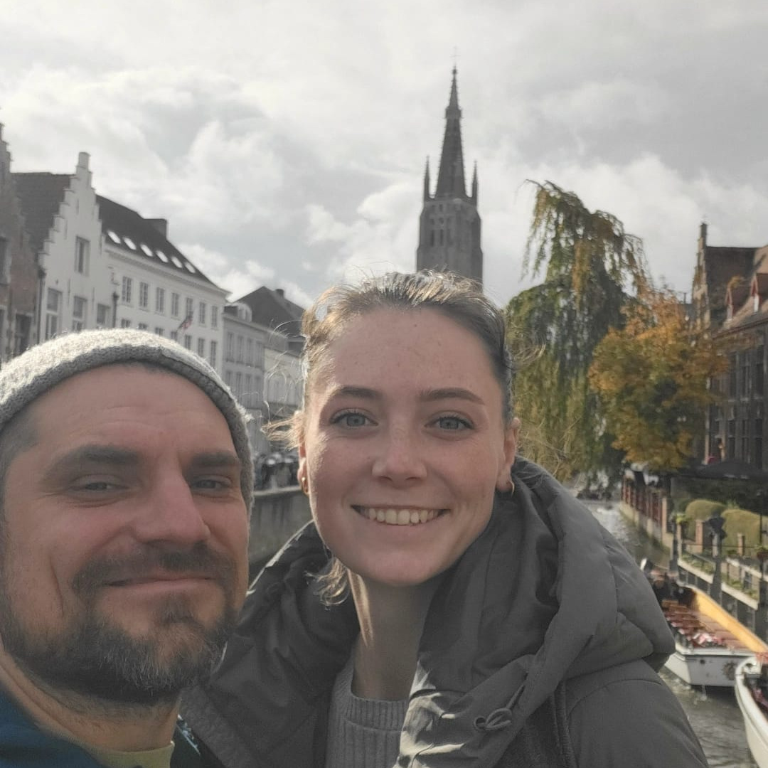 Konrad and Caro in Brugge Konrad and Caro in Brugge